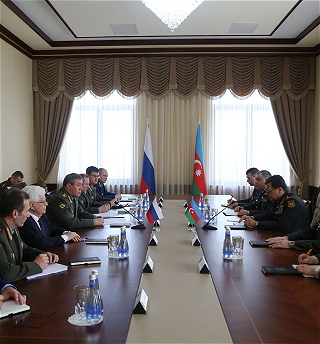 Состоялась встреча начальников генеральных штабов Вооруженных сил Азербайджана и России