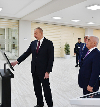 Президент Ильхам Алиев принял участие в открытии подстанции«Дюбенди» ОАО «Азерэнержи»