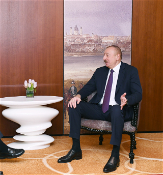 Президент Ильхам Алиев встретился в Мюнхене с президентом Международного Комитета Красного Креста