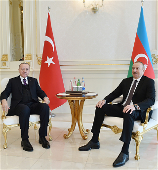Состоялась встреча Президента Азербайджана Ильхама Алиеваи Президента Турции Реджепа Тайипа Эрдогана один на один