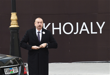 Президент Ильхам Алиев принялучастие в церемонии почтения памяти жертв Ходжалинского геноцида