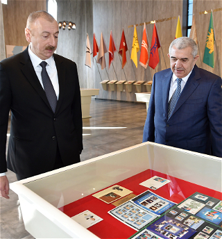 Президент Ильхам Алиев принялучастие в открытии в Товузе Музеягосударственных символов