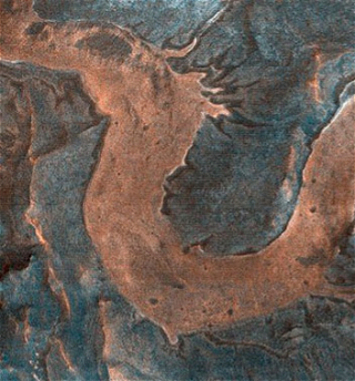 На снимках Марса обнаружилиочертания дракона