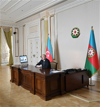 Президент Ильхам Алиев принял в видеоформатеАзера Годжаева в связи с назначением на должностьглавы Исполнительной власти Кяльбаджарского района