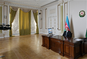 Состоялась встреча Президента АзербайджанаИльхама Алиева и Президента МолдовыИгоря Додона в формате видеоконференции