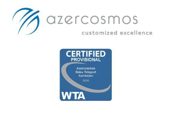 «Азеркосмос» удостоен сертификатаВсемирной ассоциации телепортов