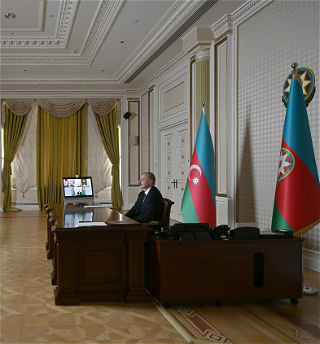 Состоялась встреча президентовАзербайджана, Афганистана и Туркменистанапосредством видеоконференции