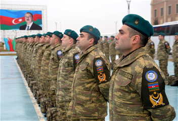 Группа азербайджанскихмиротворцев отправлена в Афганистан