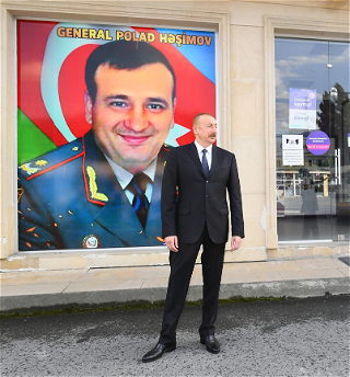 Президент Ильхам Алиев принял участие в открытииавтомобильной дороги Эмирван — Вандам