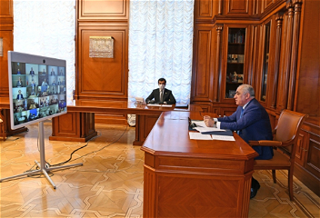 Состоялось видеосовещание по республике Оперативного штаба при Кабинете Министровв связи с карантинным режимом