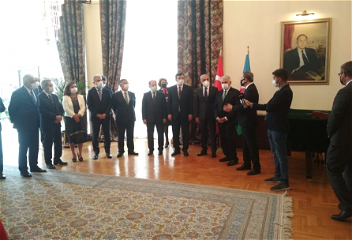 В Анкаре состоялась церемония врученияорденов и медалей Азербайджана