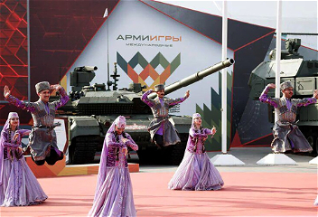 Азербайджанские военнослужащие заняли первое местона фестивале «Дружба без границ» в Москве