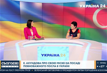 Украинский телеканал распространилинтервью посла Азербайджана