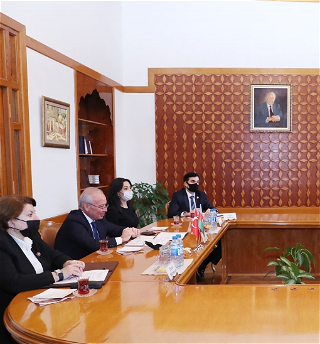 В Конституционном суде Азербайджанской Республикисостоялась встреча с омбудсменом Турецкой Республики