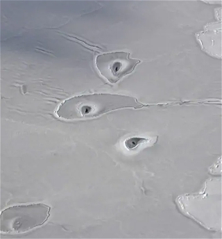В Арктике обнаружили загадочные дыры во льду