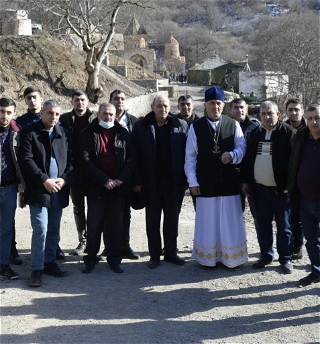 Представители албано-удинской религиознойобщины отметили Рождество в монастыре Худавенг
