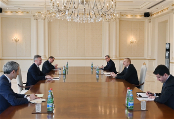 Президент Ильхам Алиев принял государственного секретаряМинистерства Европыи иностранных дел Франции