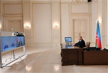 Президент Ильхам Алиев принял в видеоформатеделегацию во главе с председателем итальянскойкомпании Maire Tecnimont Group