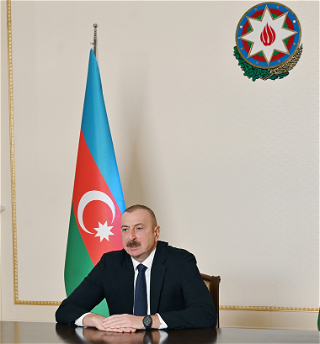 Президент Ильхам Алиев принялв видеоформате Вугара Сулеймановав связи с назначением его председателемПравления Агентства по разминированию