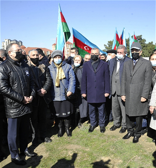 В Сабаильском районе посажено 613 деревьевдля увековечения памяти жертв Ходжалинского геноцида