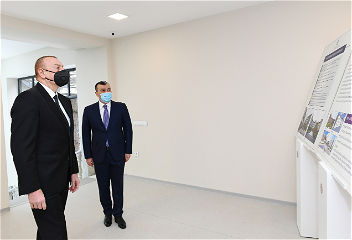 Президент Ильхам Алиев принял участие в открытии Шаганскогореабилитационного пансионата