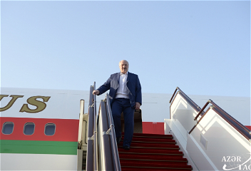 Президент Республики Беларусь Александр Лукашенкоприбыл с рабочим визитом в Азербайджан