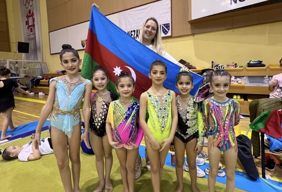 Азербайджанские гимнастки завоевали медали на международном турнире в Сараево