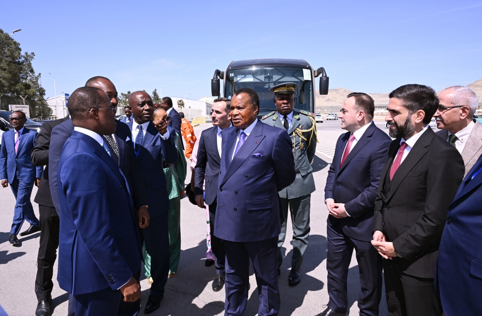 Президент Конго Дени Сассу-Нгессо посетил Сангачальский терминал