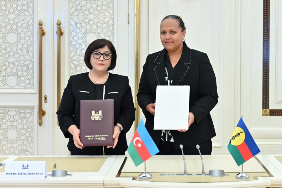 Милли Меджлис Азербайджана и Конгресс Новой Каледонии подписали Меморандум о сотрудничестве