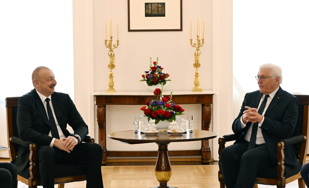 Состоялась встреча Президента Азербайджана Ильхама Алиева и Президента Германии Франка-Вальтера Штайнмайера в расширенном составе