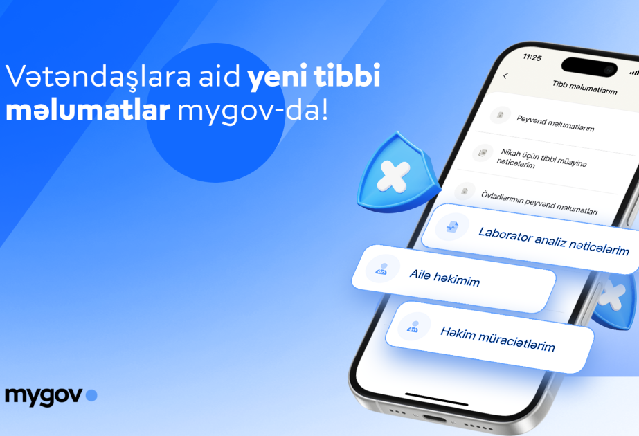 mygov и TƏBİB предоставляют гражданам доступ к новым видам медицинской информации в цифровом формате