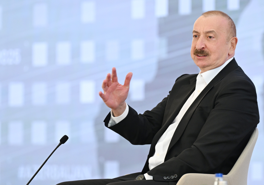 Президент Ильхам Алиев: Мы благодарны Президенту Трампу за стремление помочь Азербайджану и Армении договориться