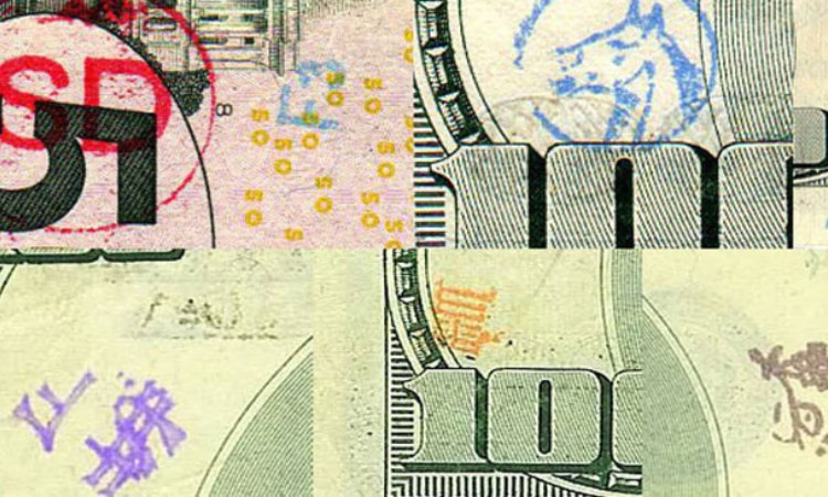 Доллары со штампом