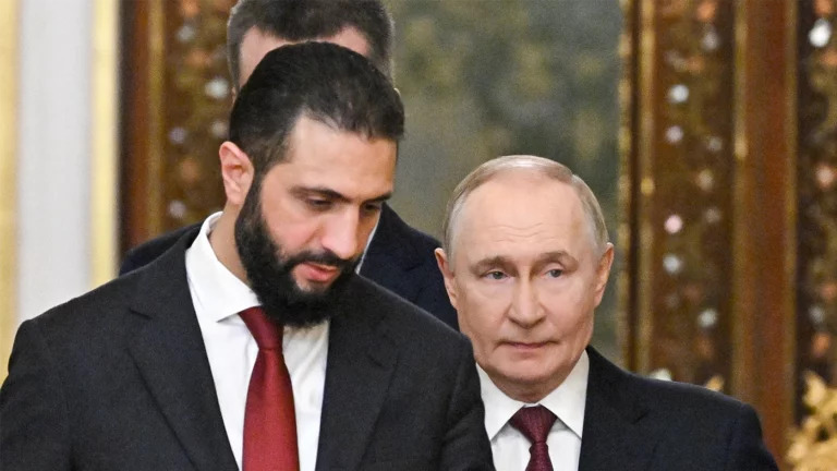 Путин и аш-Шараа обсудят тему военных РФ в Сирии - Песков