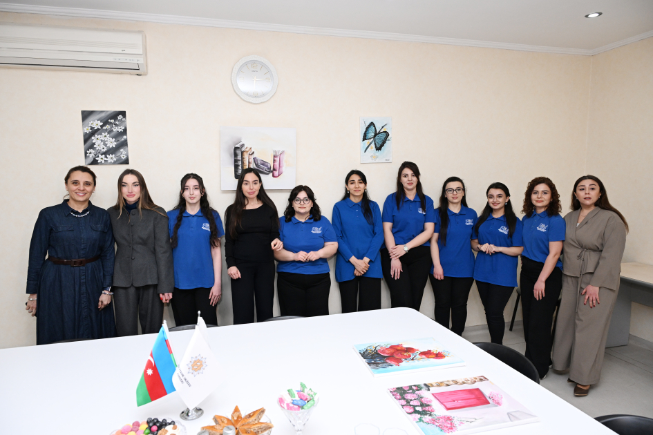 Лейла Алиева и Алена Алиева ознакомились с Гянджинским центром аутизма