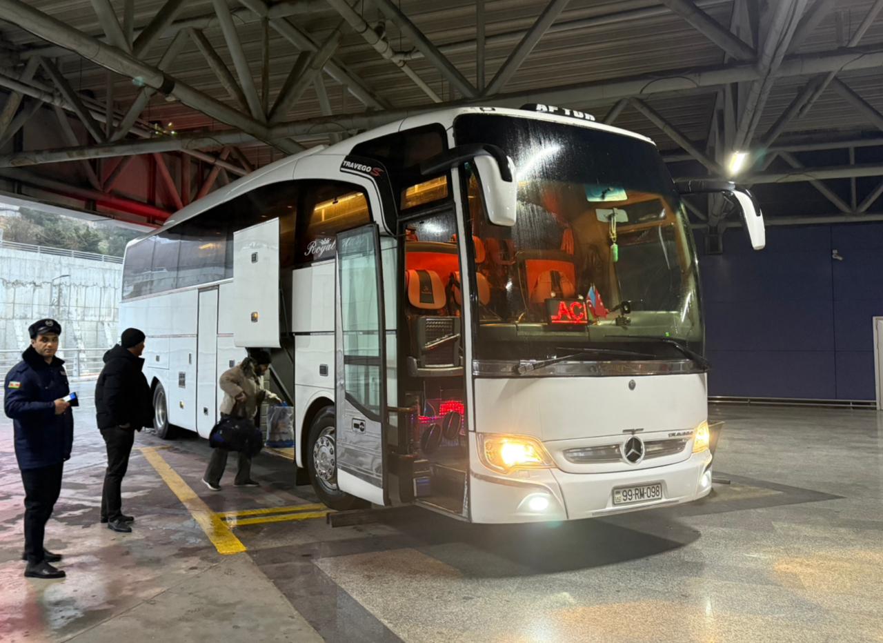 Отправился в путь первый автобус по маршруту Баку &ndash; Лачин