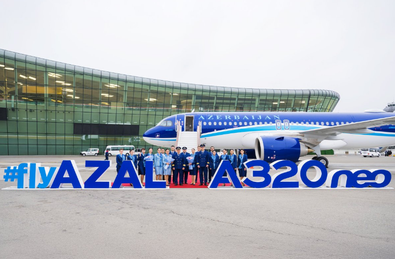 Парк AZAL пополнился самолетом Airbus A320neo