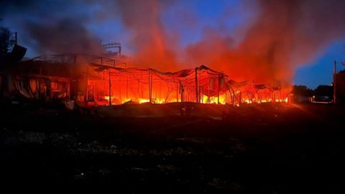 Россия ударила по заводу американского производителя дронов