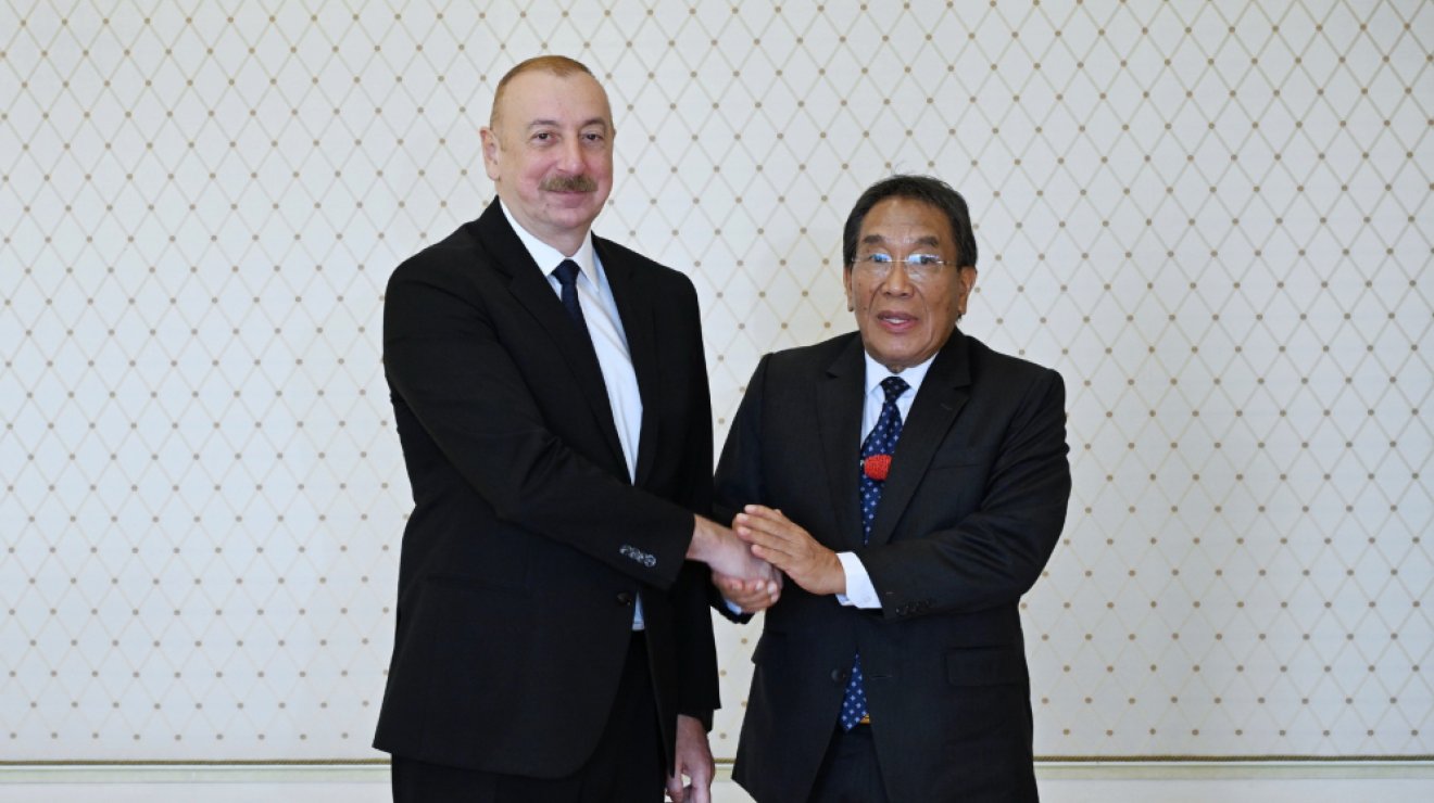 Президент Ильхам Алиев принял президента Сената Парламента Малайзии