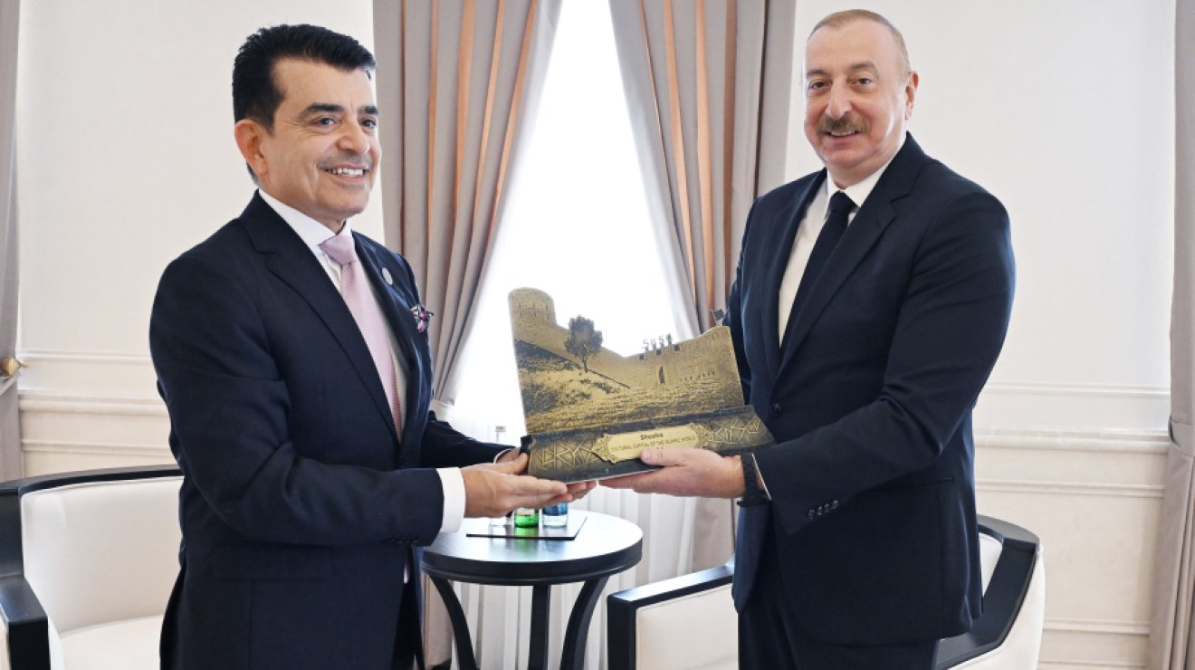 Президент Ильхам Алиев в Шуше принял генерального директора ИСЕСКО 