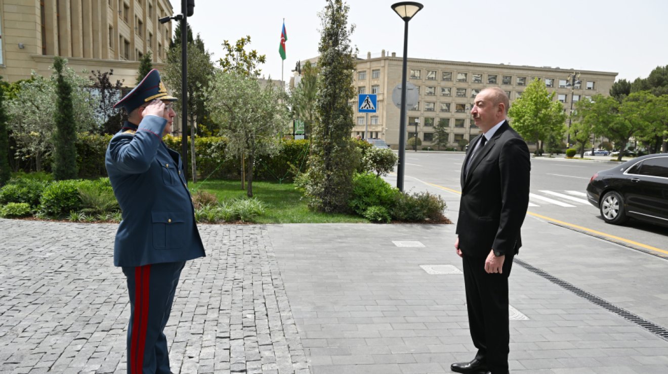 Президент Ильхам Алиев принял участие в открытии нового административного здания Государственного таможенного комитета