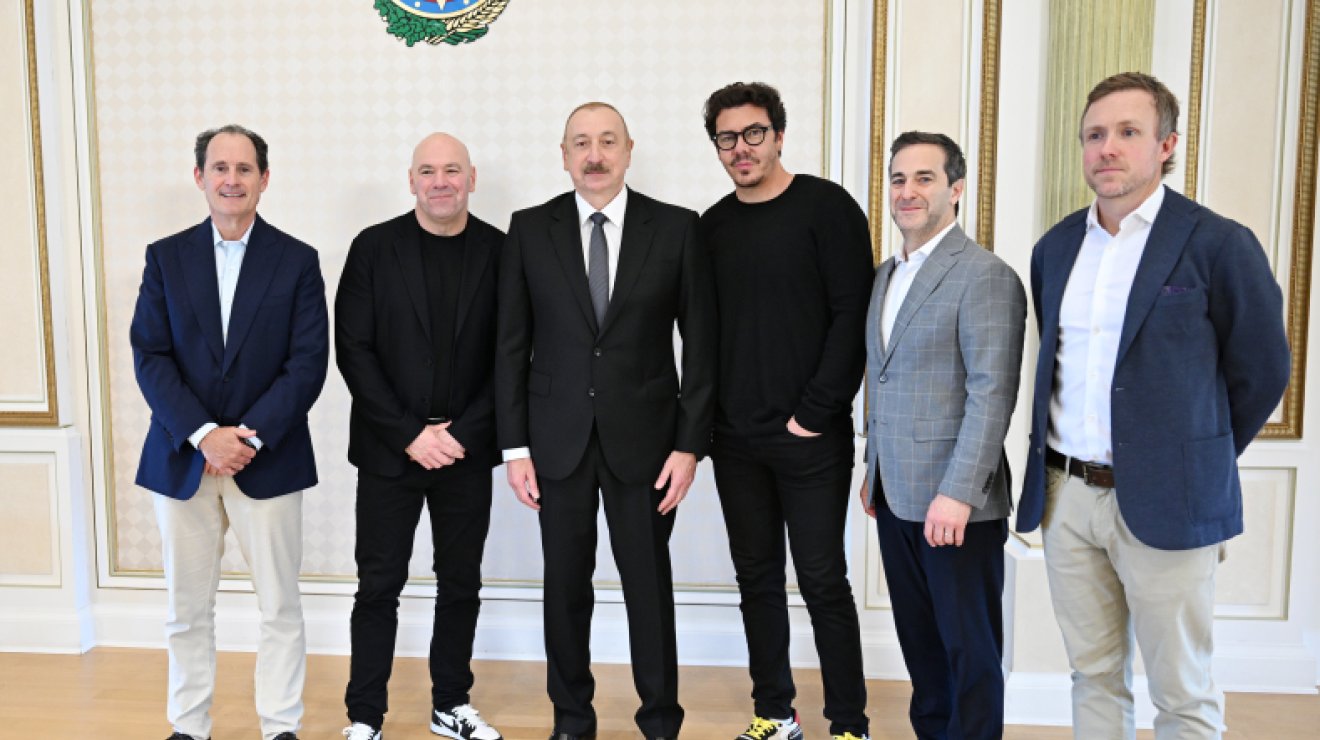 Президент Ильхам Алиев принял президента UFC