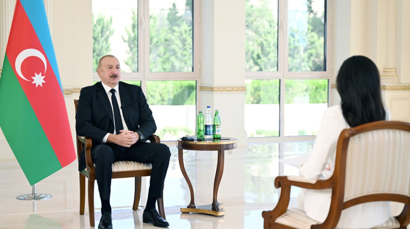 Президент Азербайджана Ильхам Алиев дал интервью телеканалу «Аль-Арабия»