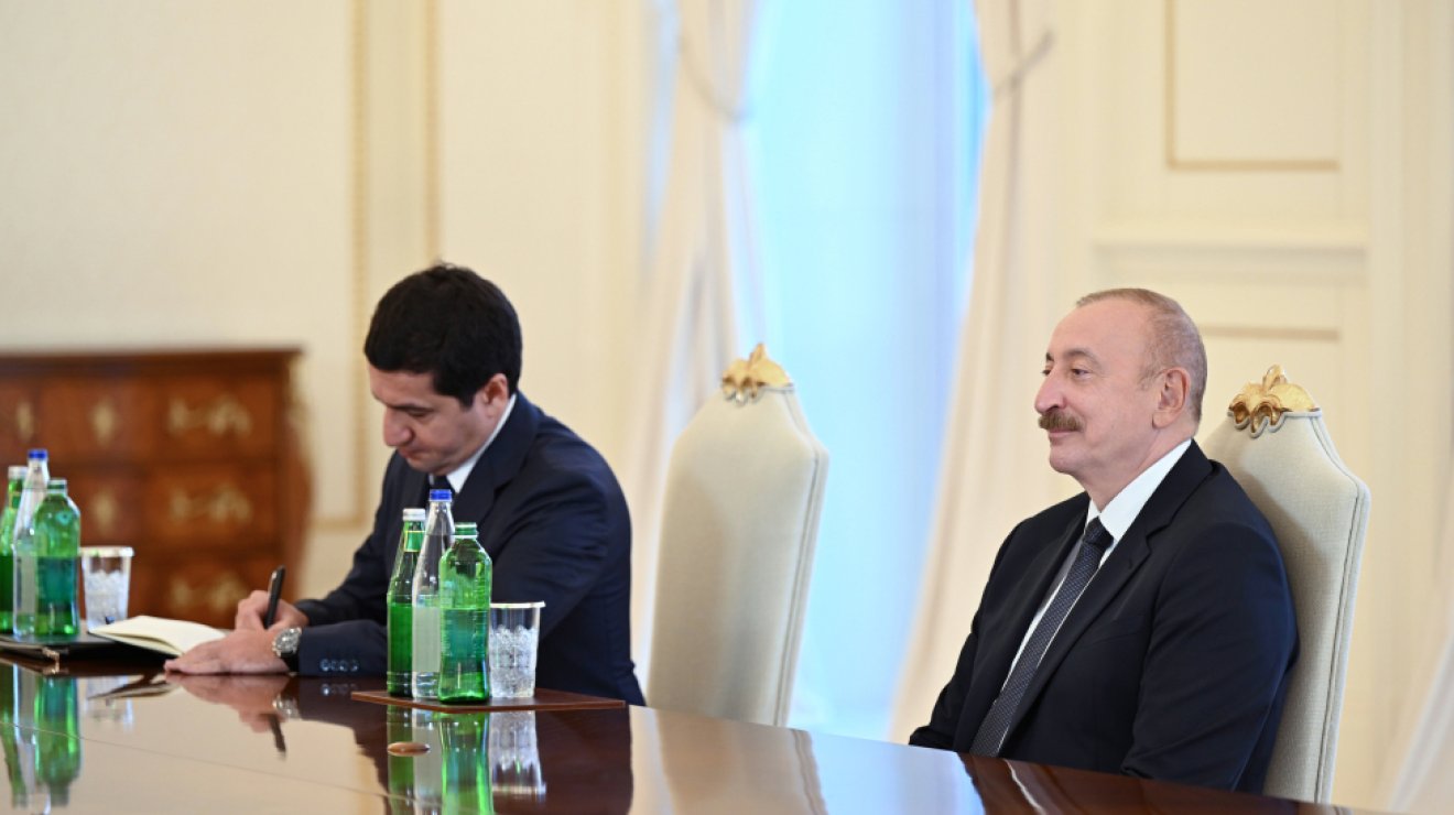 Президент Ильхам Алиев принял председателя Федерального национального совета Объединенных Арабских Эмиратов