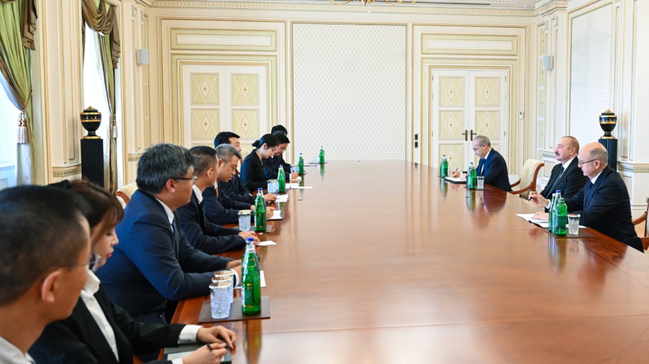 Президент Ильхам Алиев принял делегацию китайской компании China Datang Corporation Ltd.