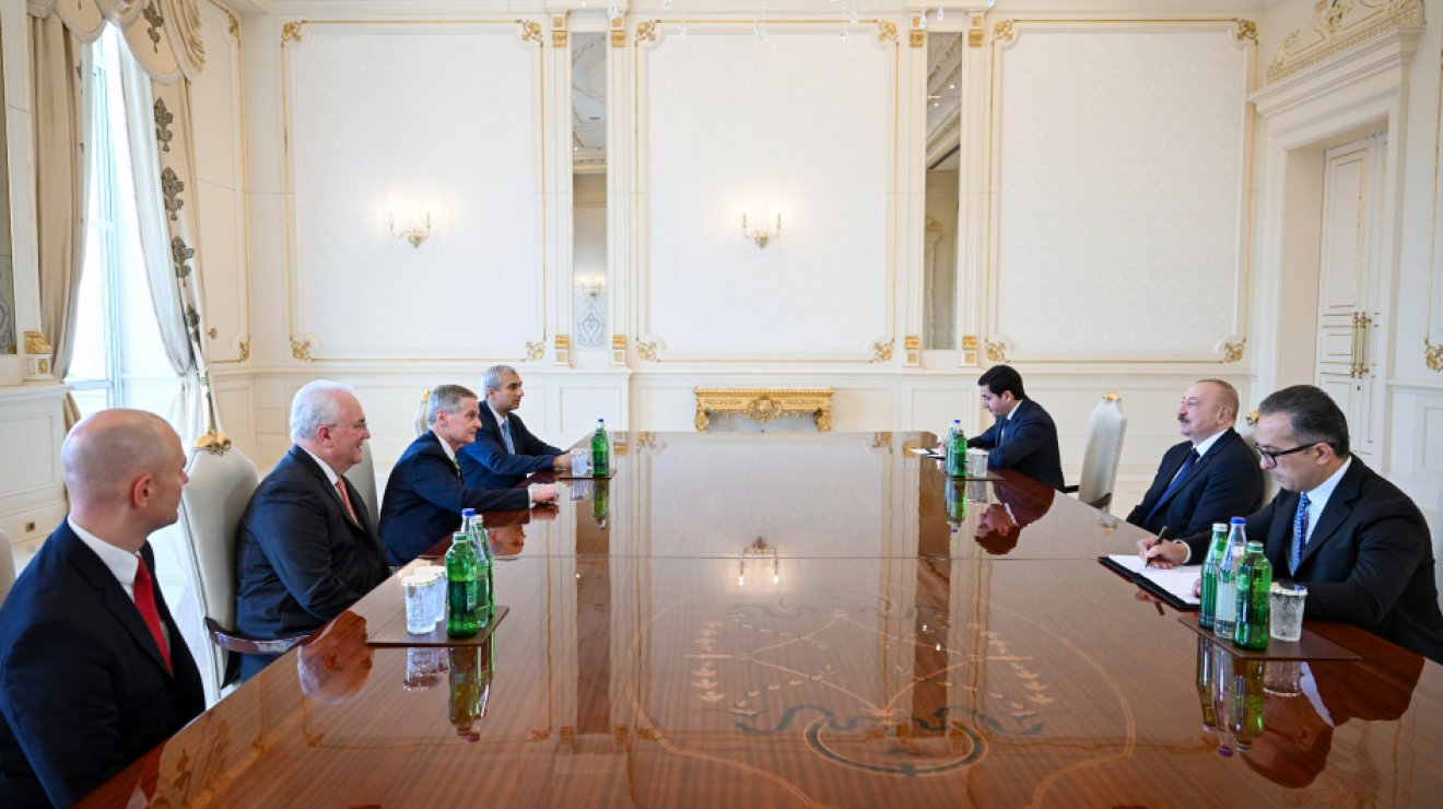 Президент Ильхам Алиев принял делегацию Церкви Иисуса Христа Святых последних дней