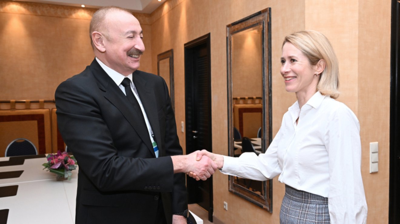 Ильхам Алиев встретился в Мюнхене с верховным представителем Европейского Союза по иностранным делам и политике безопасности