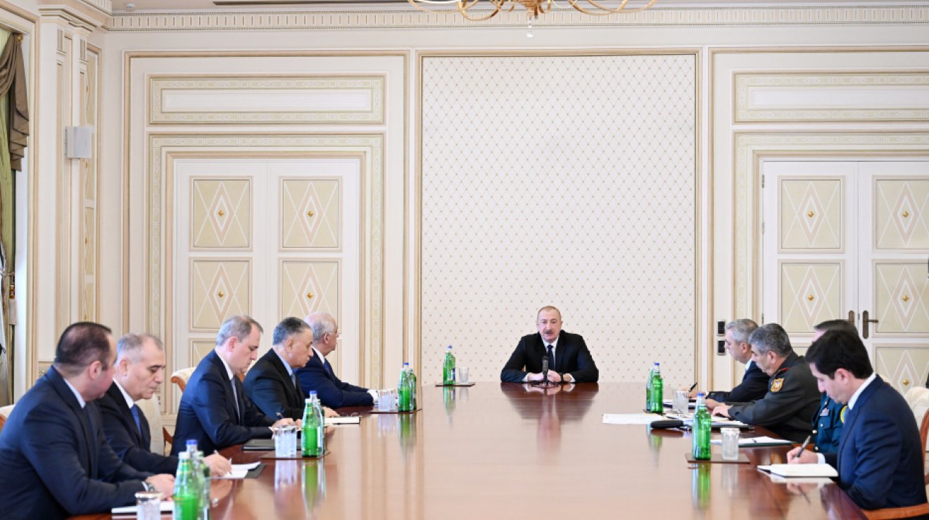 Под председательством Президента Ильхама Алиева прошло заседание Совета безопасности