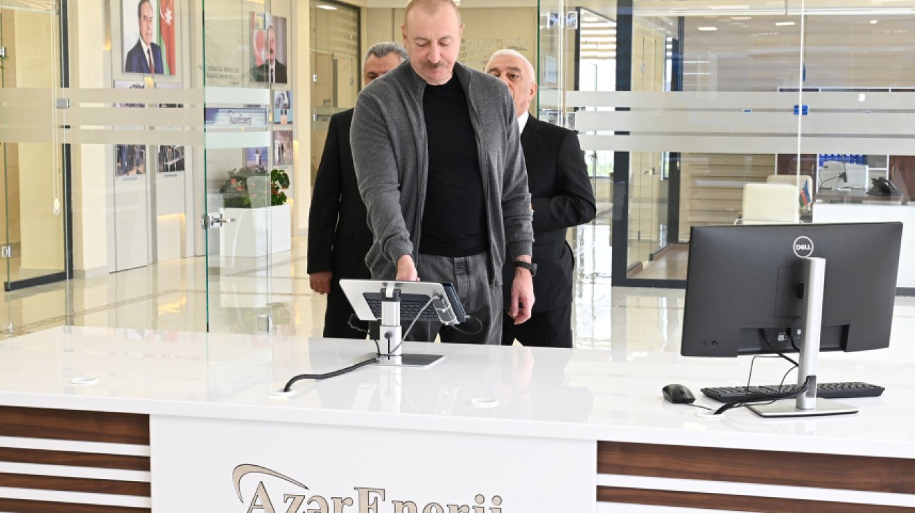 Президент Ильхам Алиев принял участие в открытии Центра хранения энергии на основе аккумуляторных батарей &laquo;Абшерон&raquo;