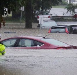 В американском Сент-Луисе объявлено чрезвычайное положение из-за наводнения